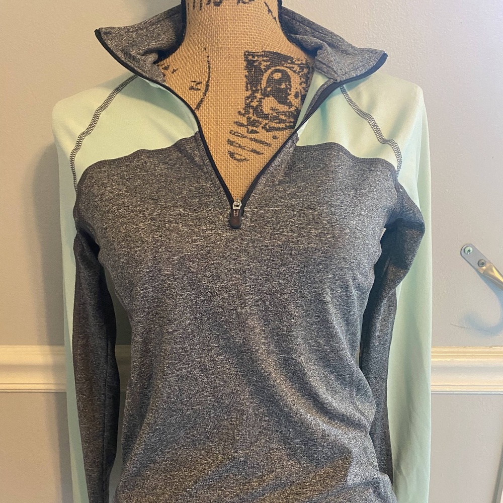 Athletic half zip long sleeve